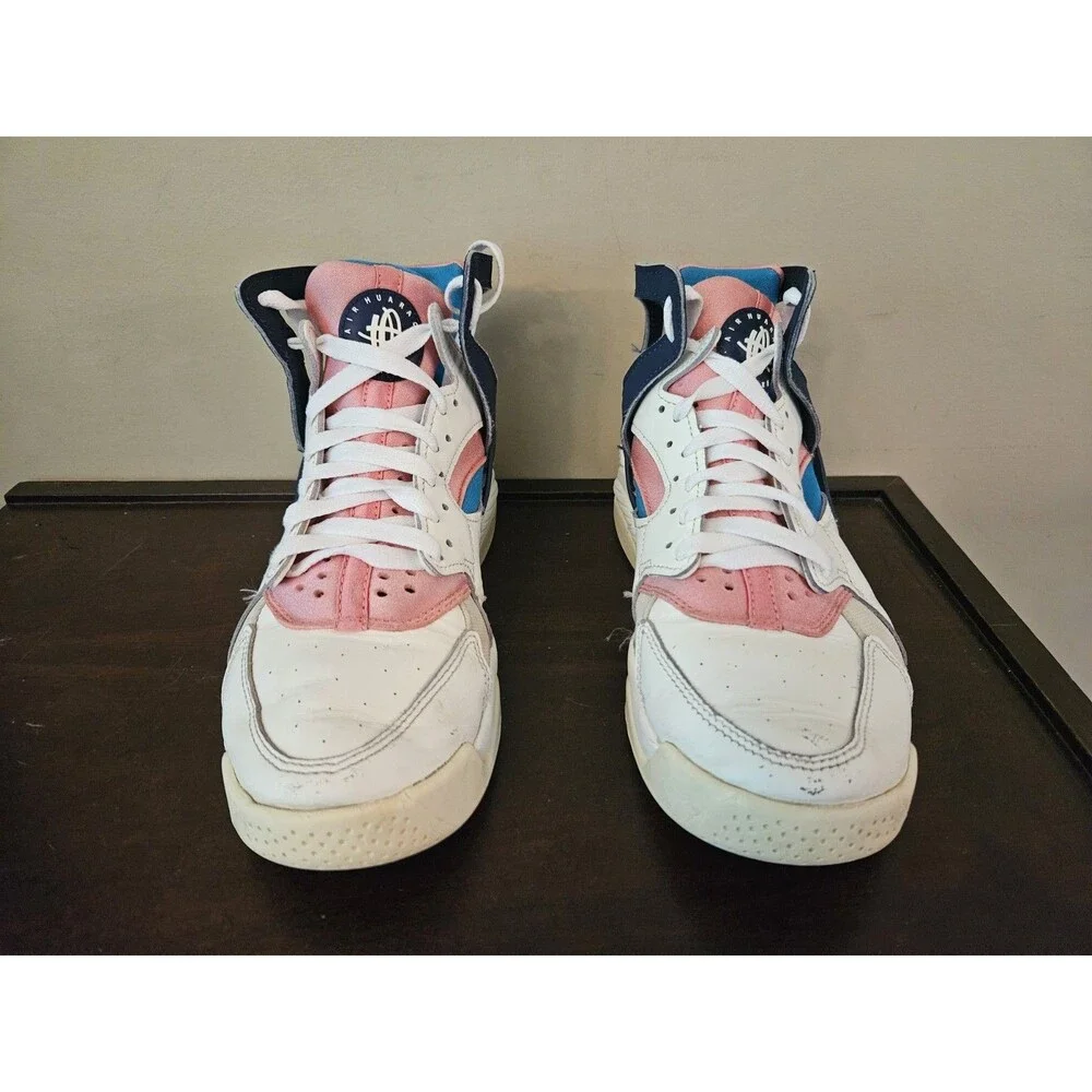 Nike Air Flight Huarache Gear Coral Chalk Blue Men's Size 6.5 Women's Size 8